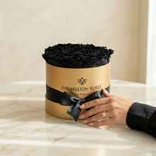 Load image into Gallery viewer, Classic Gold Box | Black Roses