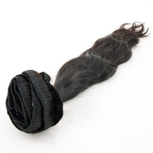 Load image into Gallery viewer, Indian Wavy Natural Black Clip-In 100% Human Hair Extensions