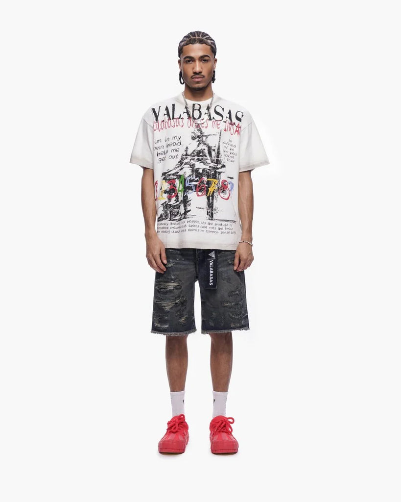 Valabasas Clipped Jorts - Dark Dirty Blue