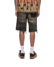 Load image into Gallery viewer, Valabasas Clipped Jorts - Grey Washed
