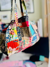 Load image into Gallery viewer, Patchwork Quilted Duffle Bag