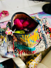 Load image into Gallery viewer, Patchwork Quilted Duffle Bag