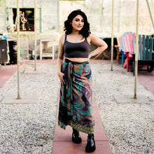 Load image into Gallery viewer, Made With Love: The Original Sari Wrap Skirt