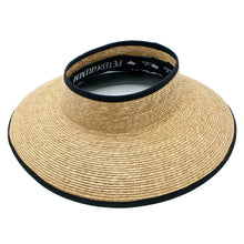 Load image into Gallery viewer, Peter Grimm Coco Palms - Straw Visor Hat