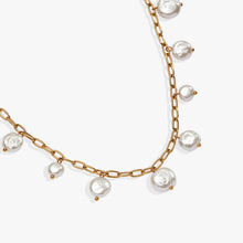 Load image into Gallery viewer, Coin Pearl Shaky Necklace
