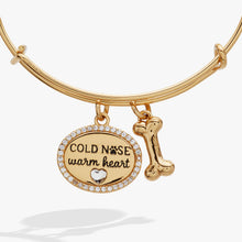 Load image into Gallery viewer, Cold Nose, Warm Heart Charm Bangle