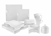 Load image into Gallery viewer, Square Porcelain Dinnerware Set