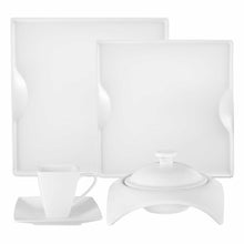 Load image into Gallery viewer, Square Porcelain Dinnerware Set