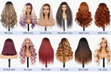 Load image into Gallery viewer, Black 24' Transparent Lace Front Wig Pre-Plucked Long Big Wave Brazilian Human Hair Body Wave Frontal