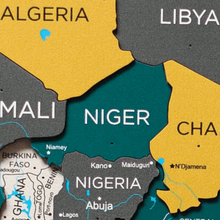 Load image into Gallery viewer, 3D Wooden World Map Country