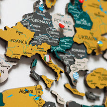 Load image into Gallery viewer, 3D Wooden World Map Country