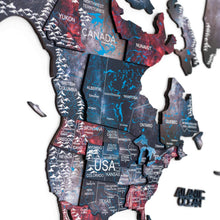 Load image into Gallery viewer, 3D Wooden World Map Alcor