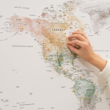 Load image into Gallery viewer, World Map on Canvas - Colorful
