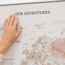 Load image into Gallery viewer, World Map on Canvas - Colorful