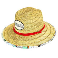 Load image into Gallery viewer, Peter Grimm Peanuts Comic Strip Junior - Childrens Straw Lifeguard Hat