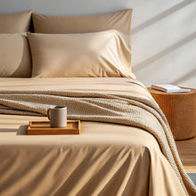 Load image into Gallery viewer, Copper Infused Bamboo Sheet Set | Cooling Comfort