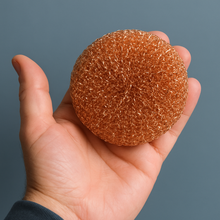 Load image into Gallery viewer, Pure Copper Scrubbing Pad — Pot &amp; Pan Scrubber