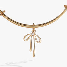 Load image into Gallery viewer, Bow Charm Bangle