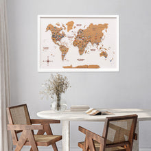 Load image into Gallery viewer, Cork Panel World Map