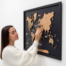 Load image into Gallery viewer, Cork Panel World Map