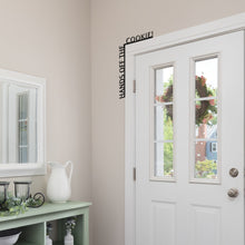 Load image into Gallery viewer, Wooden Corner Quote – Hands Off the Cookie!