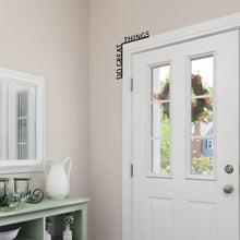 Load image into Gallery viewer, Wooden Corner Quote – Do Great Things