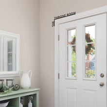 Load image into Gallery viewer, Wooden Corner Quote – The Throne Room