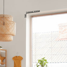 Load image into Gallery viewer, Wooden Corner Quote – The Throne Room