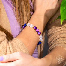Load image into Gallery viewer, Cosmic Energy Amplifier - Galaxy Tiger’s Eye Bracelet