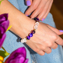 Load image into Gallery viewer, Cosmic Energy Amplifier - Galaxy Tiger’s Eye Bracelet