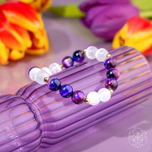 Load image into Gallery viewer, Cosmic Energy Amplifier - Galaxy Tiger’s Eye Bracelet