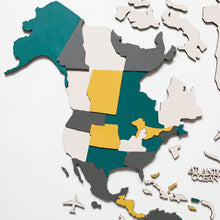 Load image into Gallery viewer, 3D Wooden World Map Country