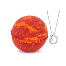 Load image into Gallery viewer, Cranberry Orange Glaze 10oz Mystery Jewelry Bath Bomb