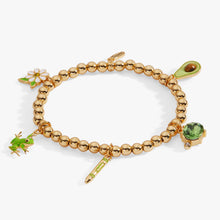 Load image into Gallery viewer, Crayola Fan Favorites Forest Green Charm Stretch Bracelet