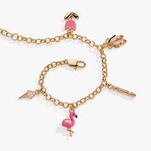 Load image into Gallery viewer, Crayola Fan Favorites Tickle Me Pink Charm Bracelet