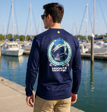 Load image into Gallery viewer, Men's Sail Fishing L/S UV Fishing Shirt