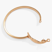 Load image into Gallery viewer, Crescent Moon Tension Bangle