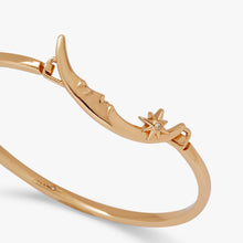 Load image into Gallery viewer, Crescent Moon Tension Bangle