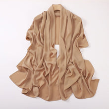 Load image into Gallery viewer, Crinkle-Resistant Long Hijab Silk-Like Hijab (MH154)