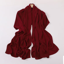Load image into Gallery viewer, Crinkle-Resistant Long Hijab Silk-Like Hijab (MH154)