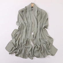 Load image into Gallery viewer, Crinkle-Resistant Long Hijab Silk-Like Hijab (MH154)