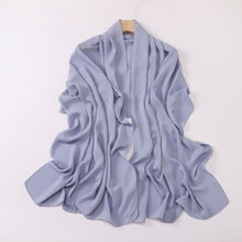 Load image into Gallery viewer, Crinkle-Resistant Long Hijab Silk-Like Hijab (MH154)