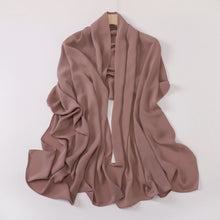 Load image into Gallery viewer, Crinkle-Resistant Long Hijab Silk-Like Hijab (MH154)