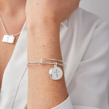 Load image into Gallery viewer, Hidden Message Cross Affirmation Bangle