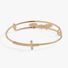 Load image into Gallery viewer, Cross Inline Bangle