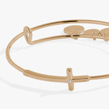 Load image into Gallery viewer, Cross Inline Bangle