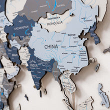Load image into Gallery viewer, 3D LED / LUMINOUS Wooden World Map 3.0 Cruise
