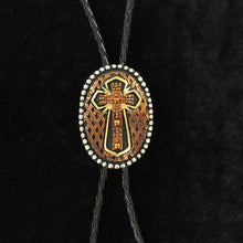 Load image into Gallery viewer, Crumrine Copper Cross - Bolo Tie