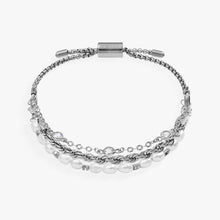Load image into Gallery viewer, Crystal + Pearl Stranded™ Bracelet Set