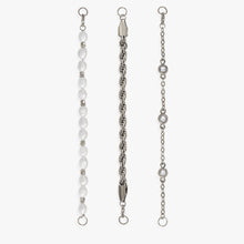 Load image into Gallery viewer, Crystal + Pearl Stranded™ Bracelet Set